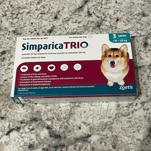 Flea and Tick Control for 22-44 Lbs Medium Dogs